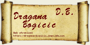 Dragana Bogičić vizit kartica